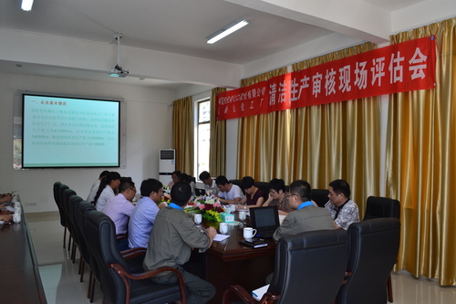 海峽科化龍巖分公司清潔生產審核順利通過現(xiàn)場評估,圖為清潔生產審核報告評估會現(xiàn)場.鄧義楨攝.jpg