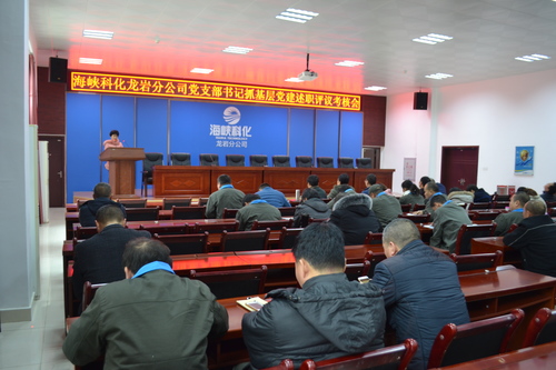 鄧義楨：龍巖分公司機(jī)關(guān)一黨支部書記施英星進(jìn)行述職.jpg